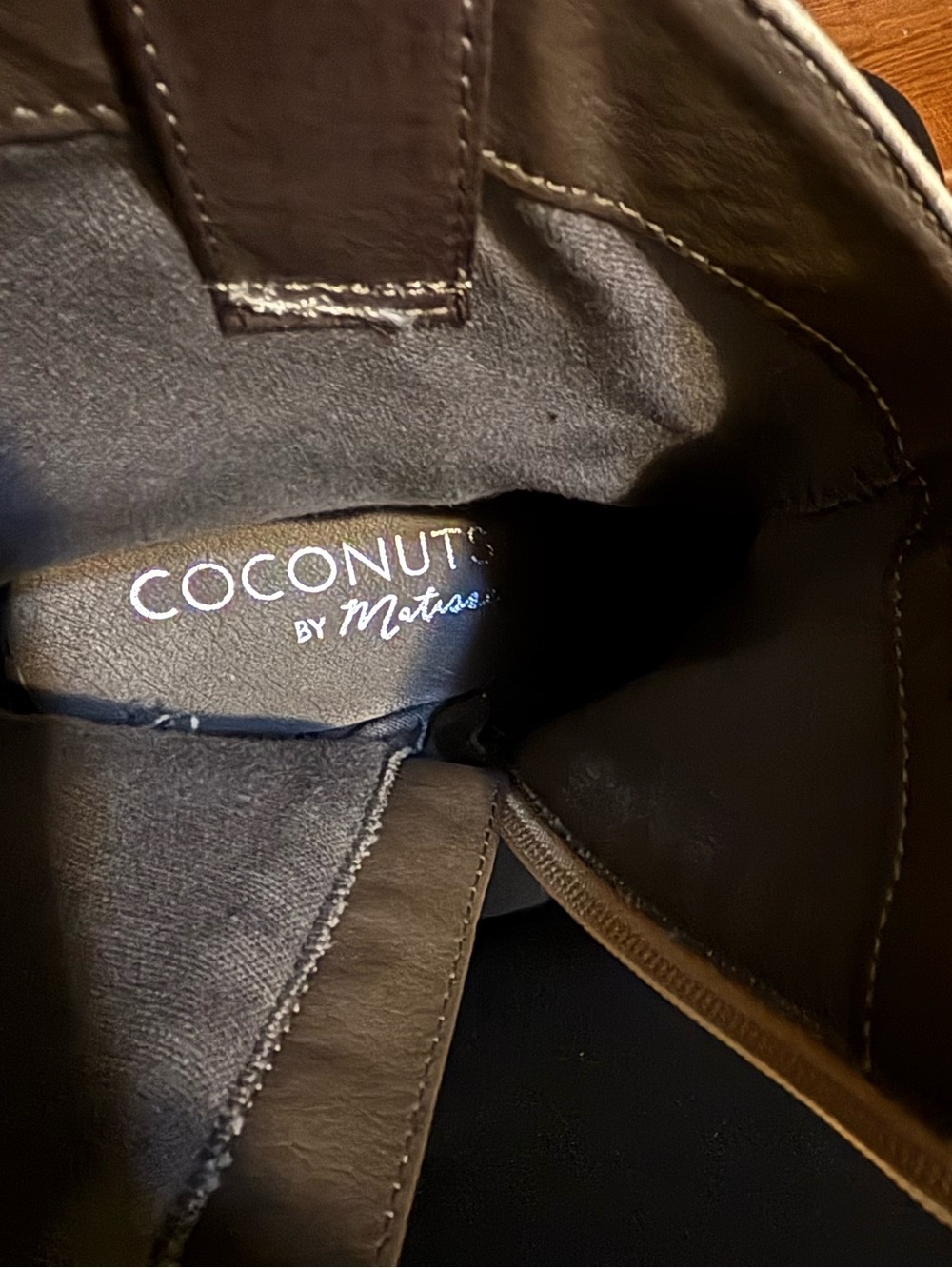Coconuts by Matisse Pistol Western Cowboy Ankle Boots Brown Cream 8M - Picture 7 of 7